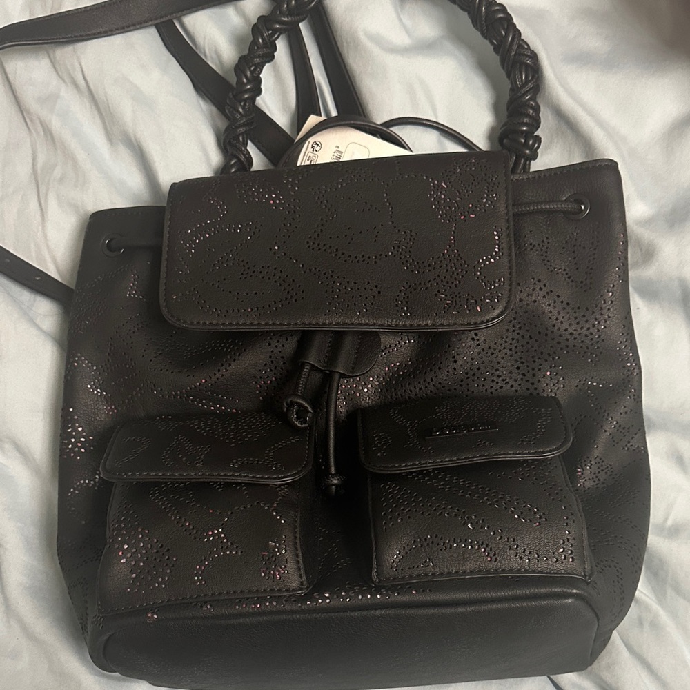 Elegant Black Women's Backpack
